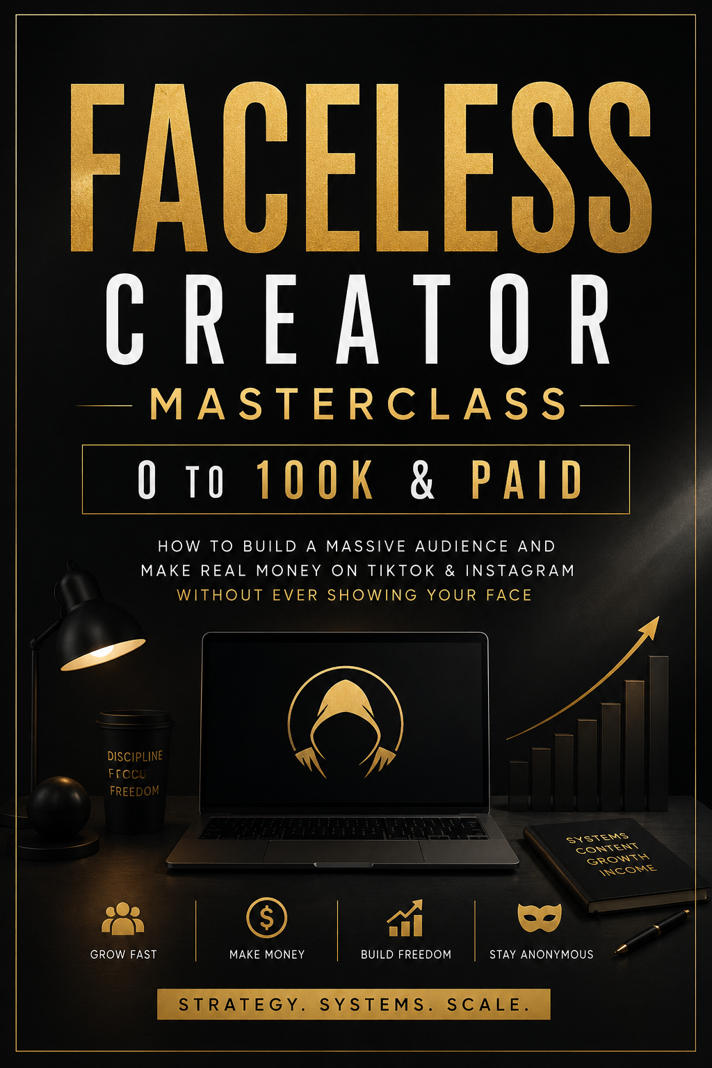 Faceless Creator Masterclass: 0 to 100K & Paid